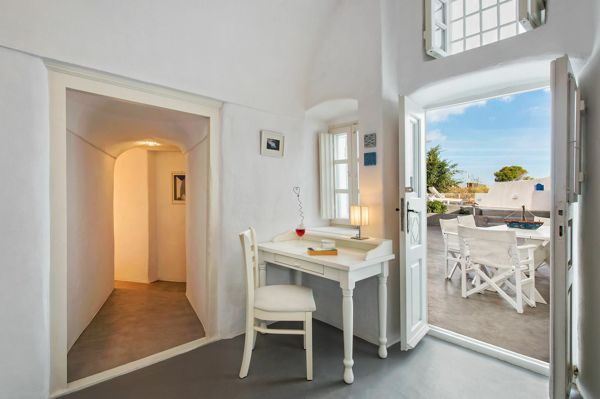 White Cave Private Villa Pyrgos Kallistis ภายนอก รูปภาพ