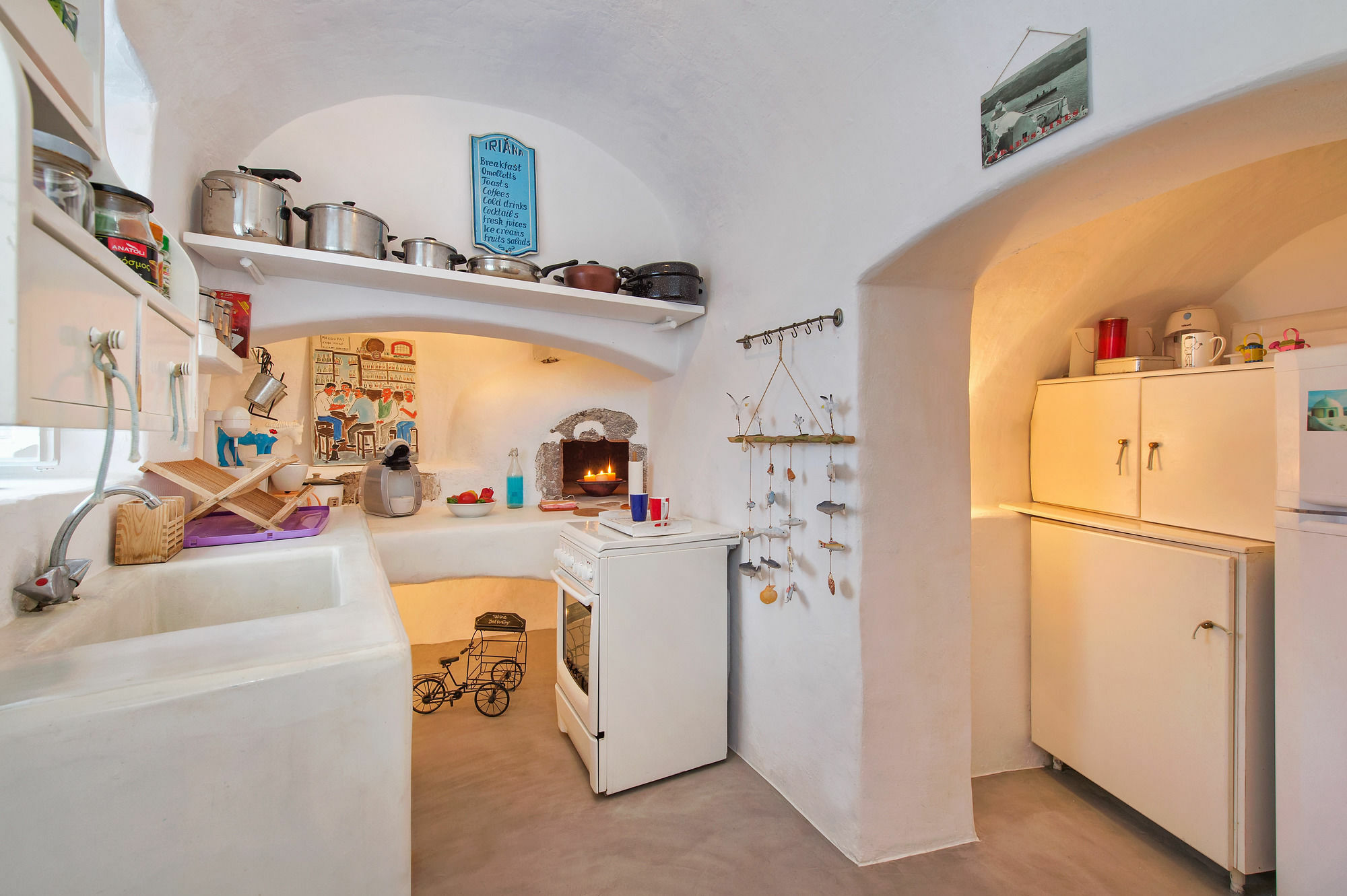 White Cave Private Villa Pyrgos Kallistis ภายนอก รูปภาพ