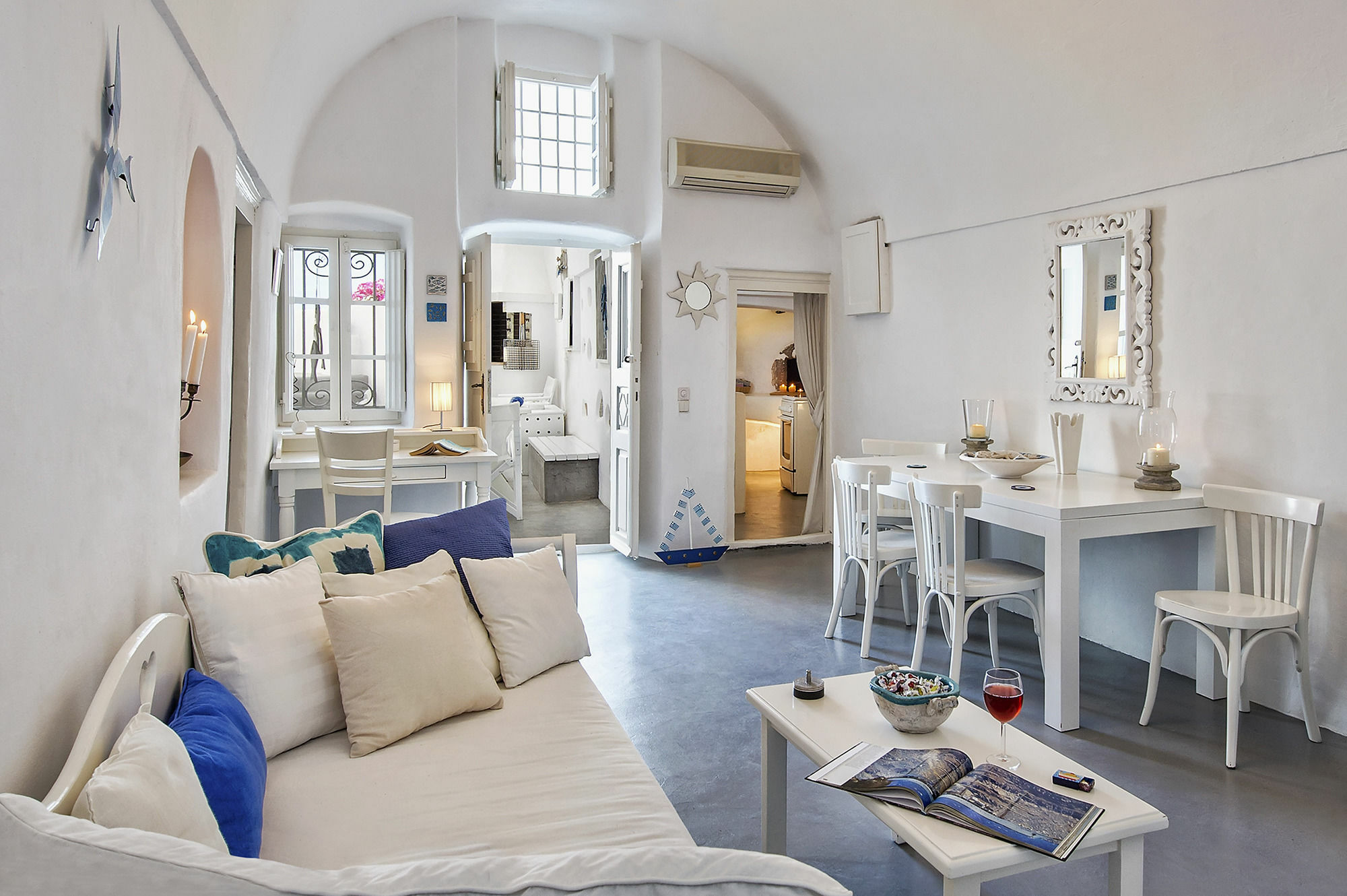White Cave Private Villa Pyrgos Kallistis ภายนอก รูปภาพ